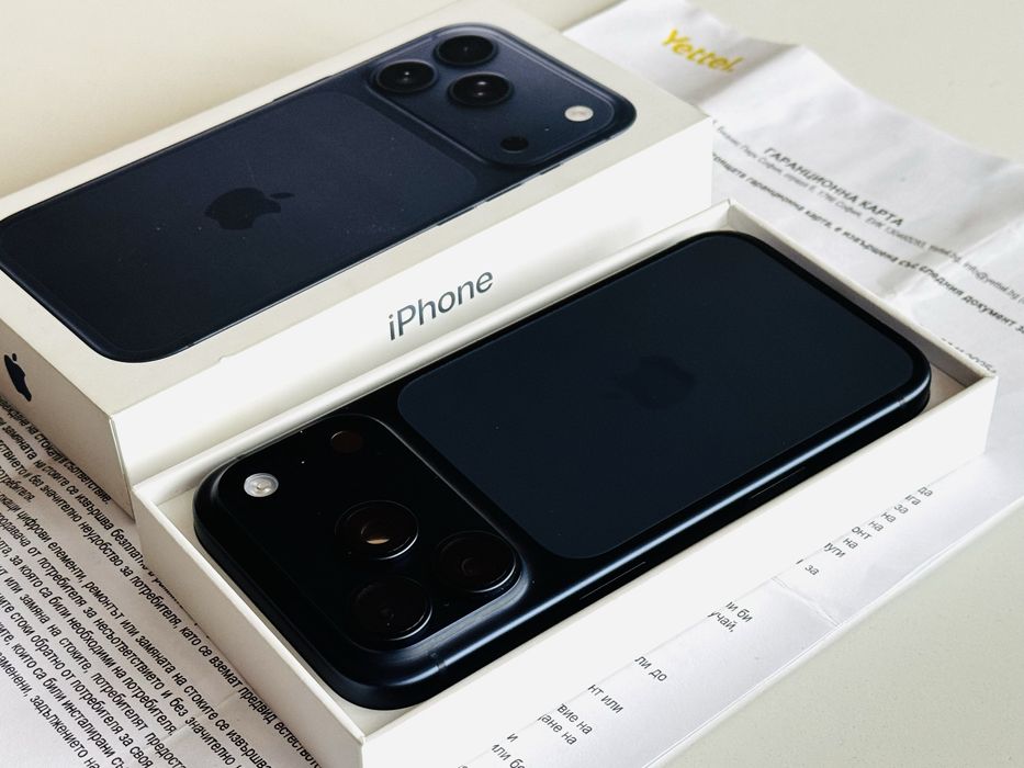 НОВ! Iphone 17 Pro 256GB Blue Гаранция 3 години