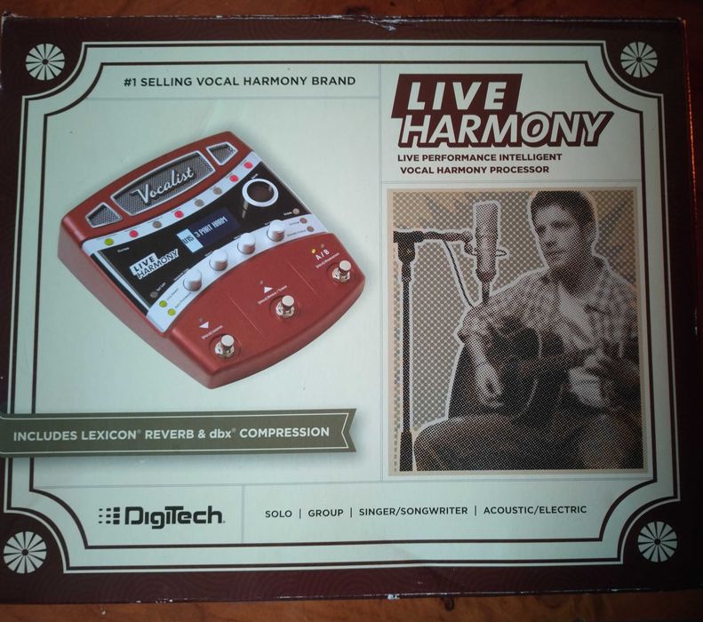 Sistem efecte Digitech Vocalist Live harmony Guitar and Vocals effects