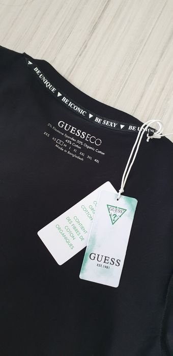 Guess Stretch Cotton Womens Size S НОВО! ОРИГИНАЛ! Дамска Тениска!