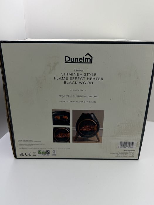 Încălzitor cu efect de flacără în stil șemineu de 1800 W Nou