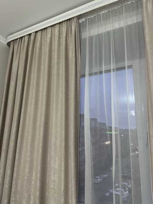 Продам шторы с тюлью