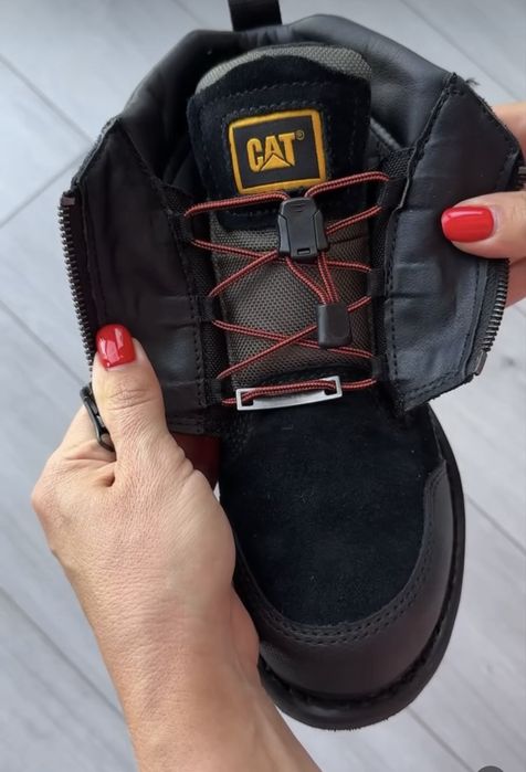 Ботинки CAT Utah Zip Black P111313 спецобувь