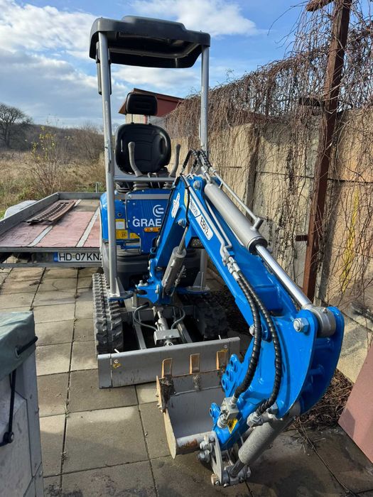 Miniexcavator 1.2 tone, 2025, Motor KUBOTA Diesel, în garanție.