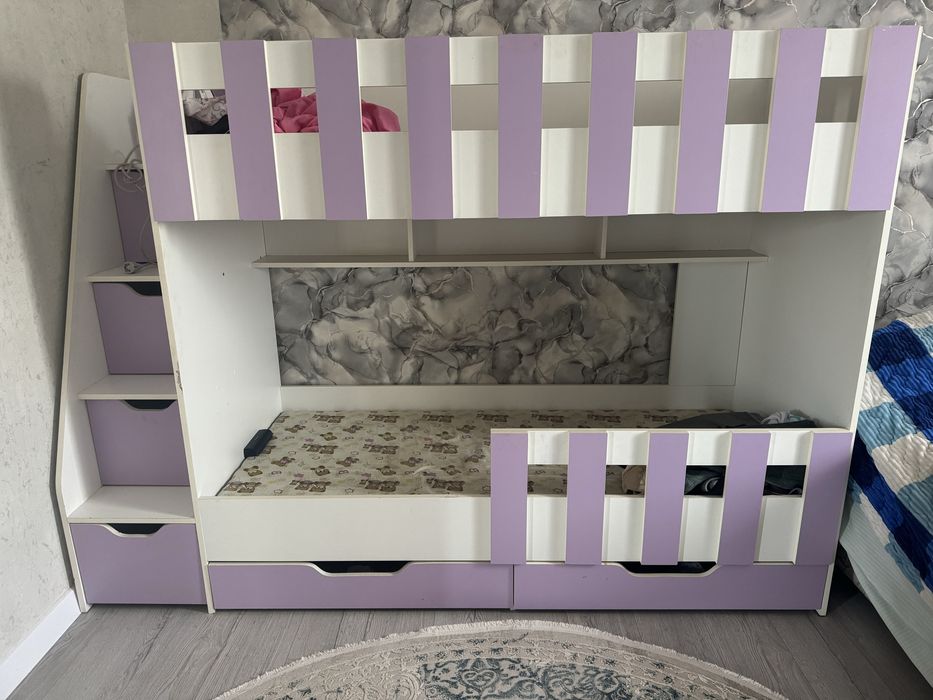 Кровать детская двухярусная