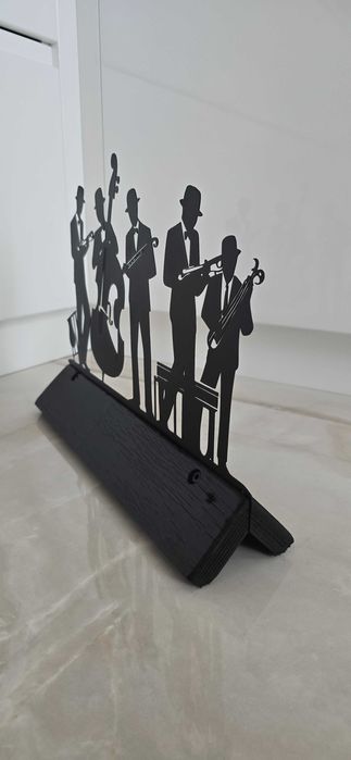 Джаз музиканти–метал, дърво, 30см/ 40см