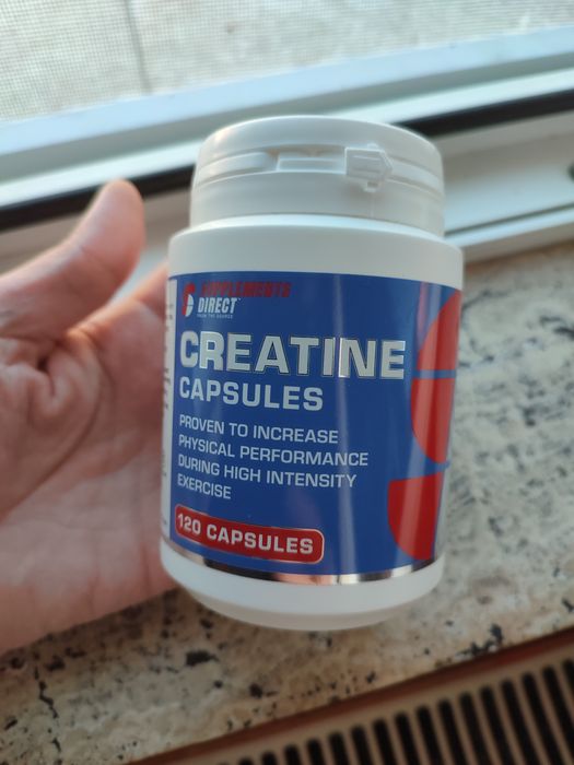 Creatină monohidrat, 120 capsule (Produs adus din Anglia)