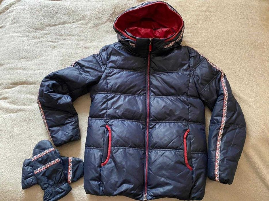 Пуховик настоящий (пух+перо)