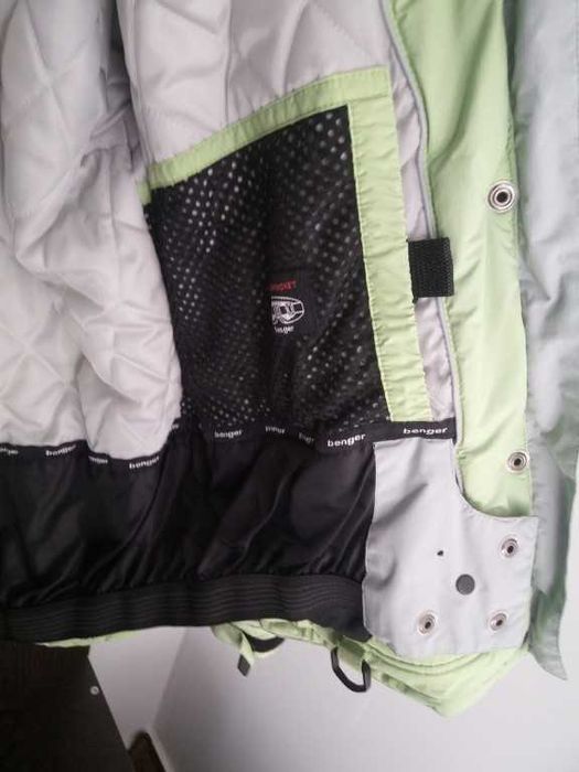 Geacă ski Benger Mărimea 44 (XL femei,S/M bărbați) Verde Pastel-Unisex