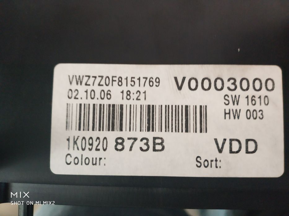 Дисплей за Километраж vw Golf 5,Touran,Eos,passat b6,cc 2006-2010