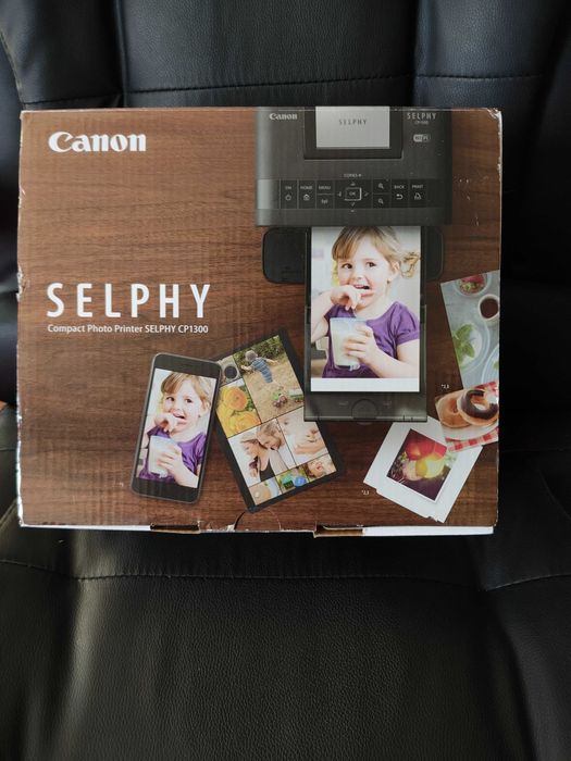 Фото принтер Canon Selphy CP1300 WiFi, AirPrint, Черен
