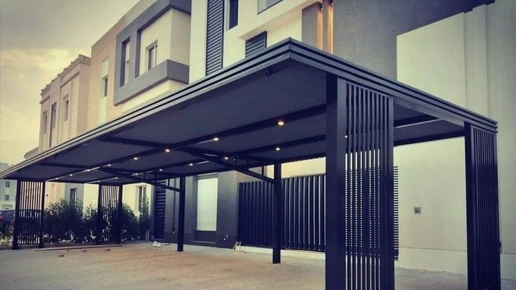 Навесы металлические.