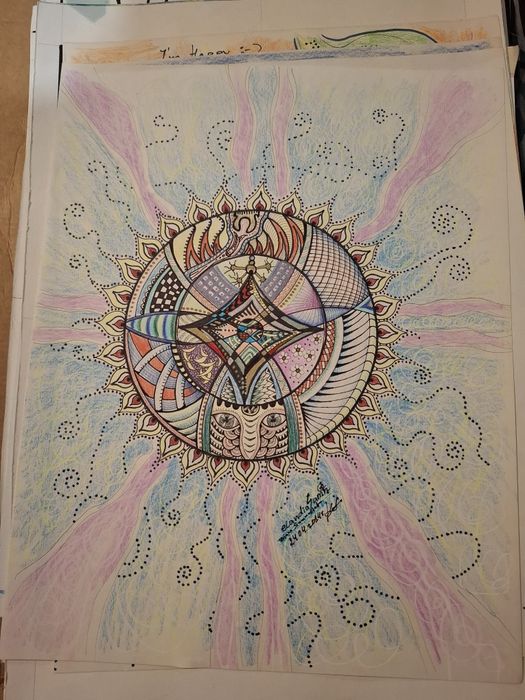 Мандали ръчно рисувани- цената е за 1бр.