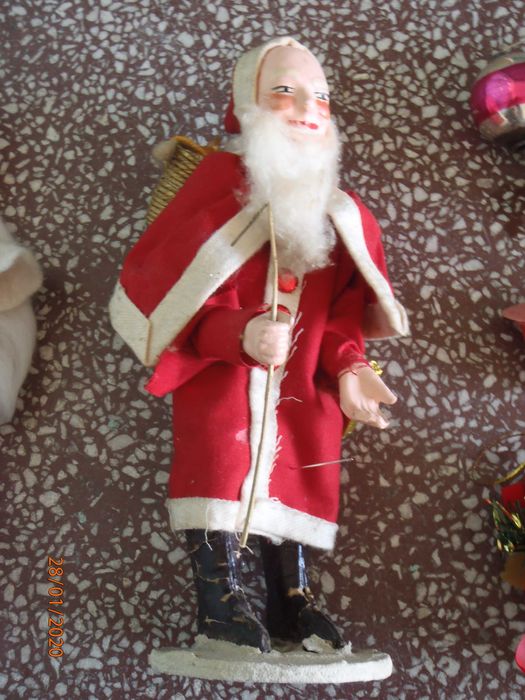 Уникални ретро СТЪКЛЕНИ коледни играчки за елха.