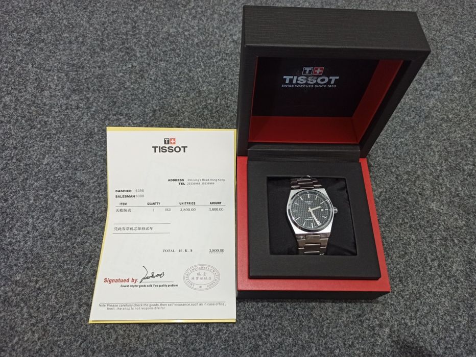 Tissot erkaklar soati shivetsariski
