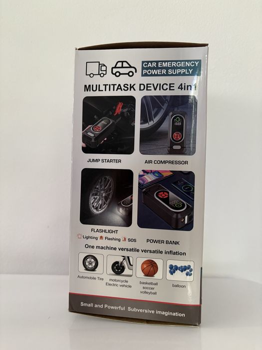 Jump starter за кола 4в1