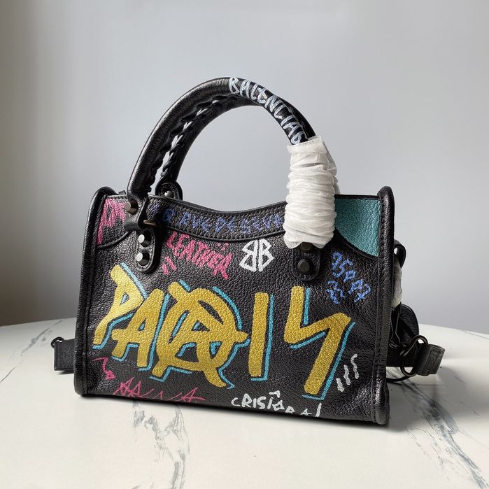 Geanta Balenciaga City Graffiti 24cm, Premium