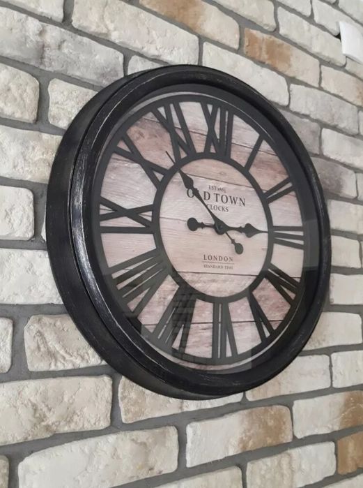 Стенен часовник с римски цифри Vintage, 50 cm