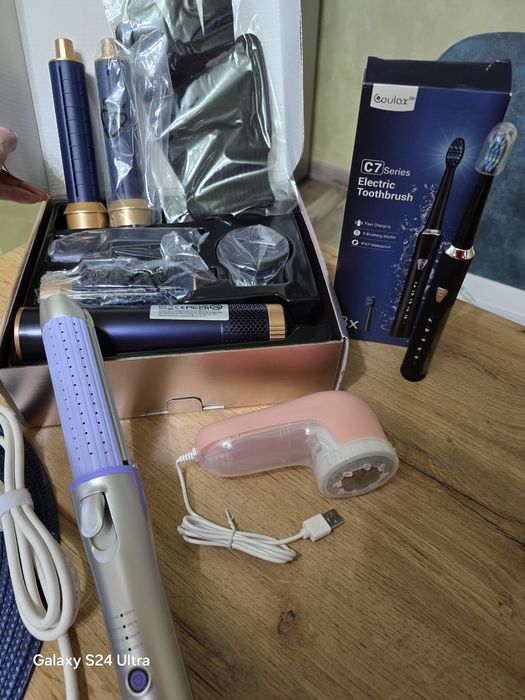 Преса/ Маша с топъл въздух,Ел.четка за зъби,Сешоар, Машинка за  мъх