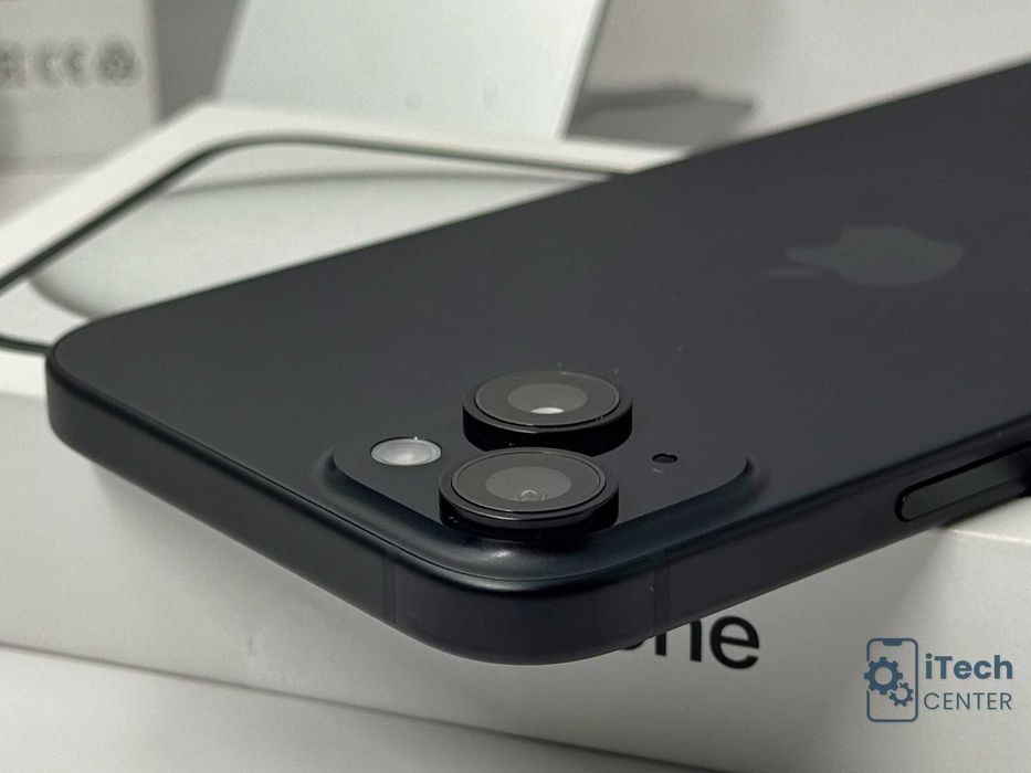 iPhone 15 Plus, 128GB, Black, НОВ, 100% батерия, 1г. ГАРАНЦИЯ!