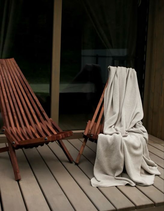 Вязаный плед warm whiff