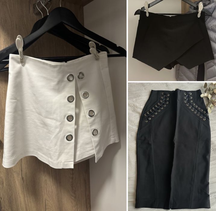 Два модела пола-панталон в бяло и в черно