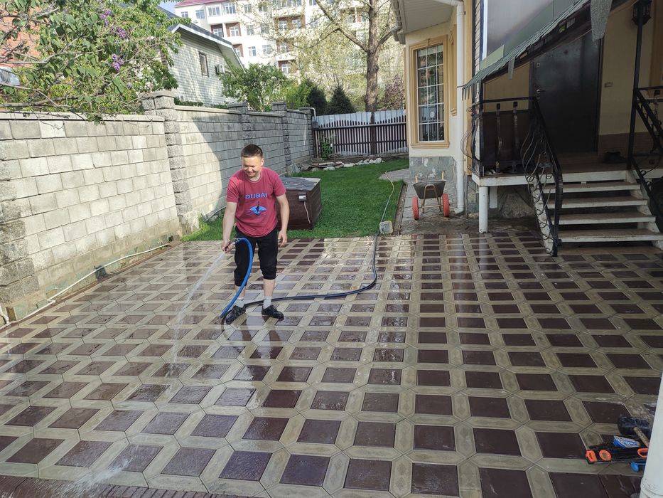 Укладка брусчатки брусчатка укладка тротуарной плитки гранит монтаж