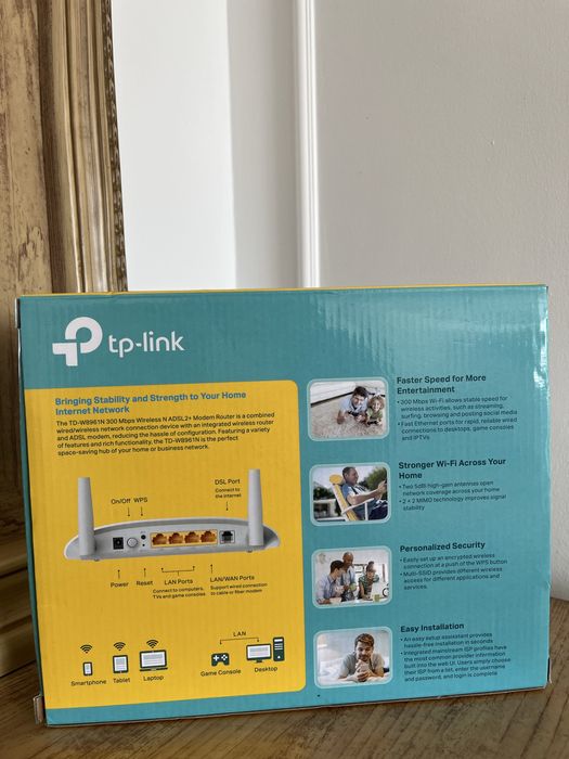 Wi-Fi роутер TP-Link TD-W8961N (300 Mbps, ADSL2+)
