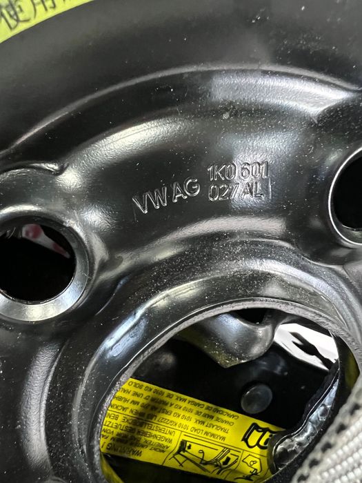 Roata Rezerva Slim Vw Skoda Seat Audi R16 ORIGINALA