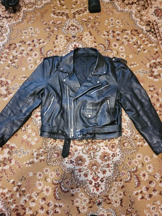 Geacă piele moto-rocker