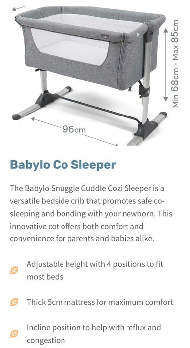 Pătuț bebe Co sleeper Kinderkraft