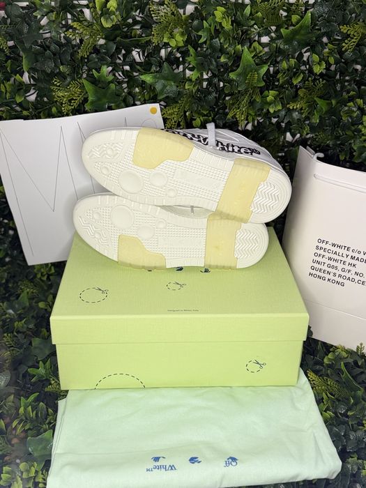 Adidasi Off-White Out Of Office Lace-Up Sneakers ‘’off white’’