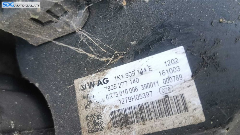Caseta Directie cu Motoras Volkswagen Touran 1T1 1T2 2.0 TDI 2003 - 2010 Cod 1K1909144E 0273010006 [M9457]