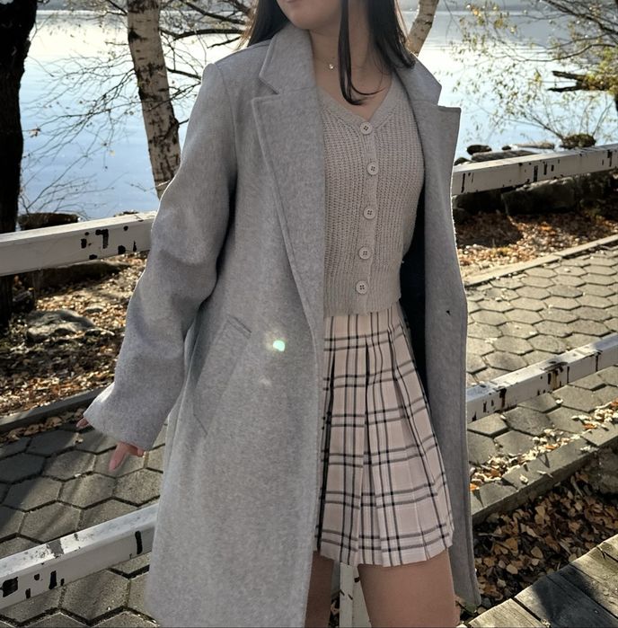 Пальто женское осеннее Stradivarius