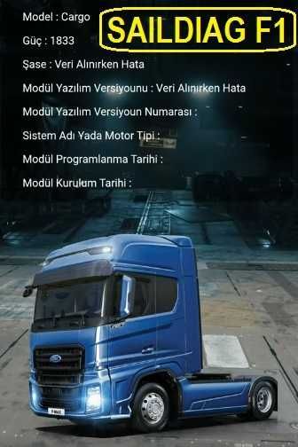 Tester Profesional Camioane Saildiag F1 Ford Turcia (F1 Truck) Otosan