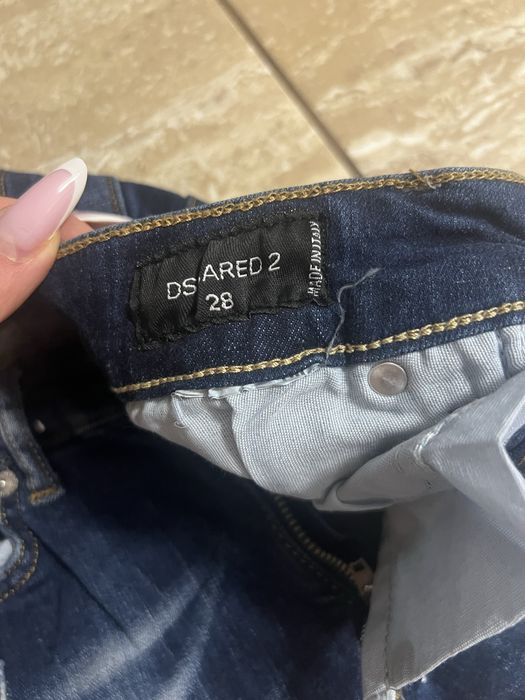 Blugi Dsquared2 ICON Originali – Skinny Fit – Albastru