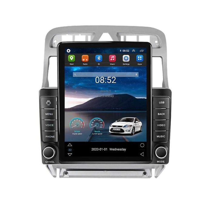 Navigatie Peugeot 307 din 2002 - 2013 Ecran TESLA 9.7 inch 4GB RAM