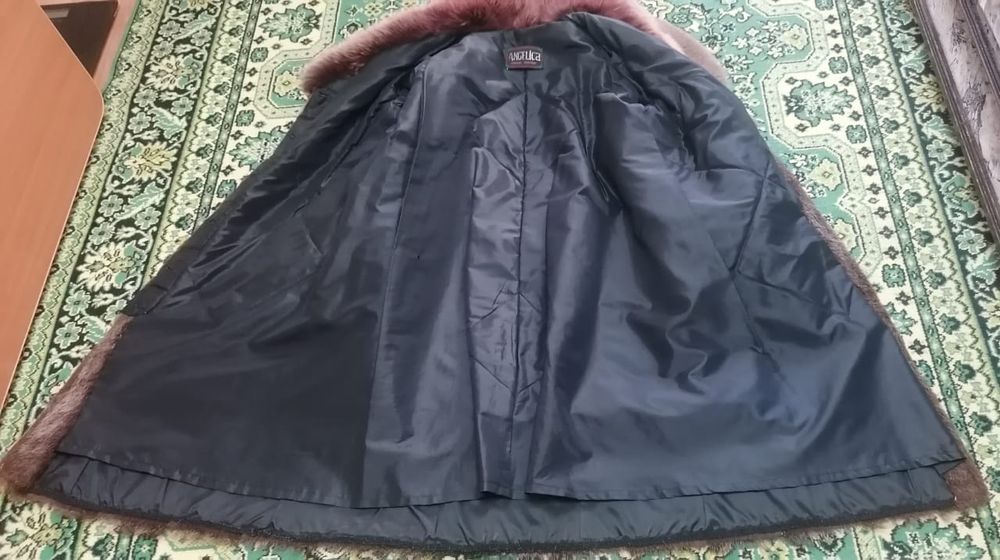 Шуба нутрия не крашеная
