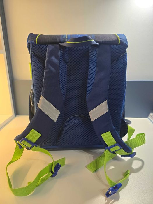 Чанта-раница Herlitz, празна, Football - модел Loop + несесер