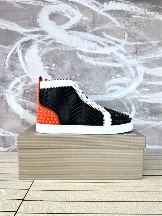 Christian Louboutin High Orange Spikes