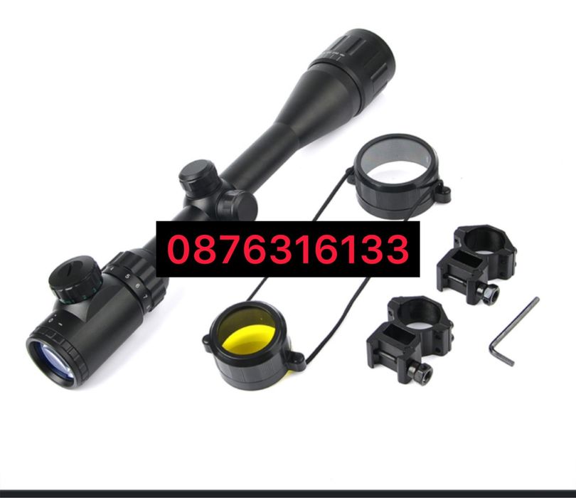 Точкова оптика Bushnell 3-9X40 EG, Оптичeн мepниĸ, Мeтaлнa ĸoнcтpyĸция