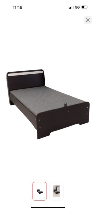 Кровать полуторка 120х200см ЛДСП