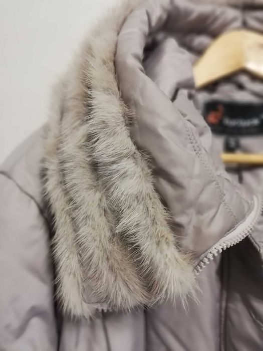 Женский пуховик 56 размера