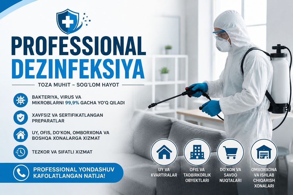 Ishonchli Dezinfeksiya