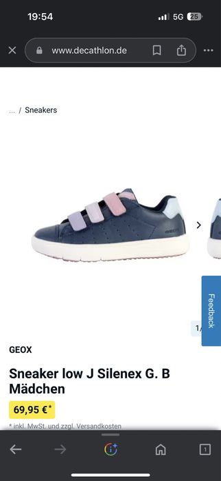 Pantofi Geox Respira, fete, piele, albaștri, mărimea 31