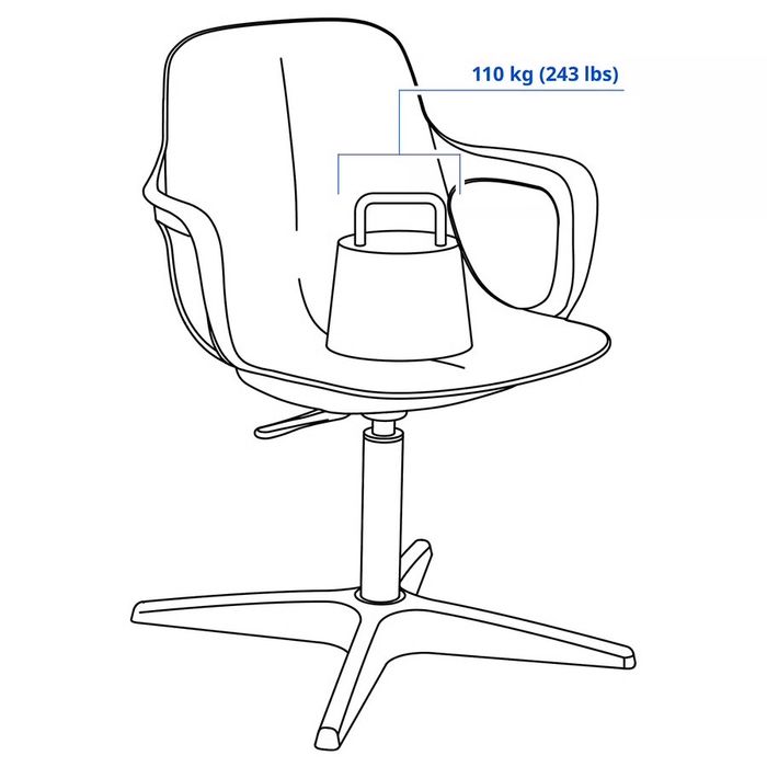 Продам фирменный стул IKEA ODGER Italy Style