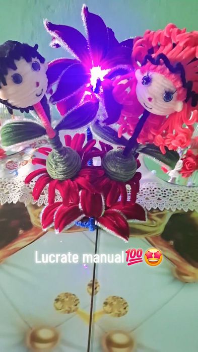 Lucrate manual din sarma plusata !