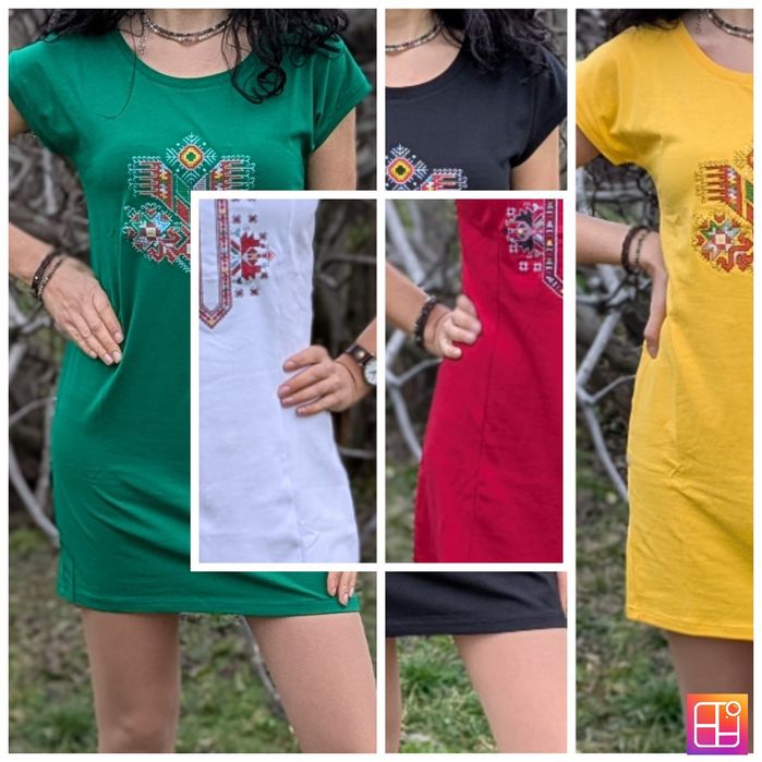 Рокля с шевица, трикотажна