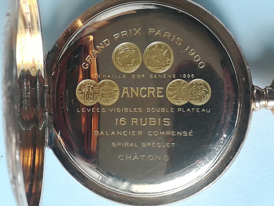 ZENITH джобен часовник, златен 14к/Gold 14k, перфектен, рядък