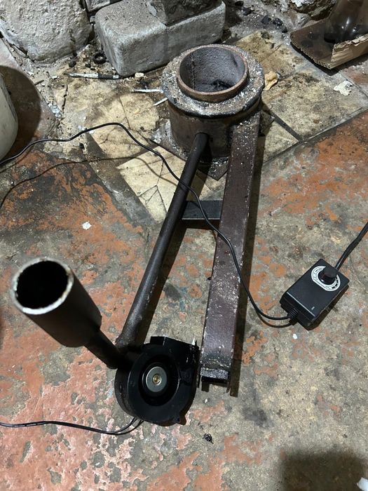 Печь на отработанном масле