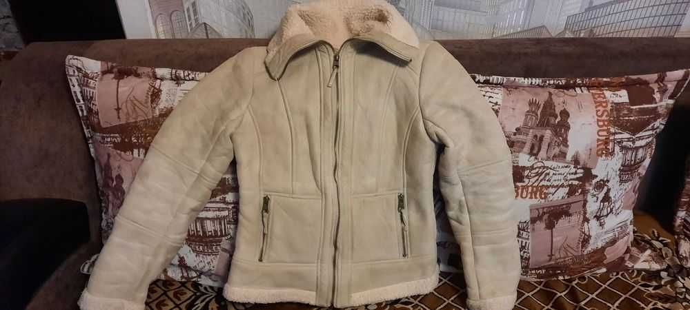 Пальто и короткая дубленка